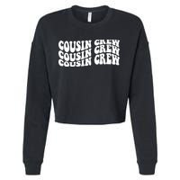 Cousin Crew Retro Cropped Pullover Crew