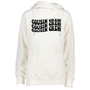 Cousin Crew Retro Womens Funnel Neck Pullover Hood