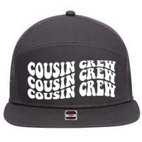 Cousin Crew Retro 7 Panel Mesh Trucker Snapback Hat