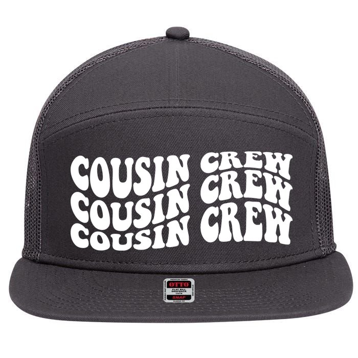 Cousin Crew Retro 7 Panel Mesh Trucker Snapback Hat