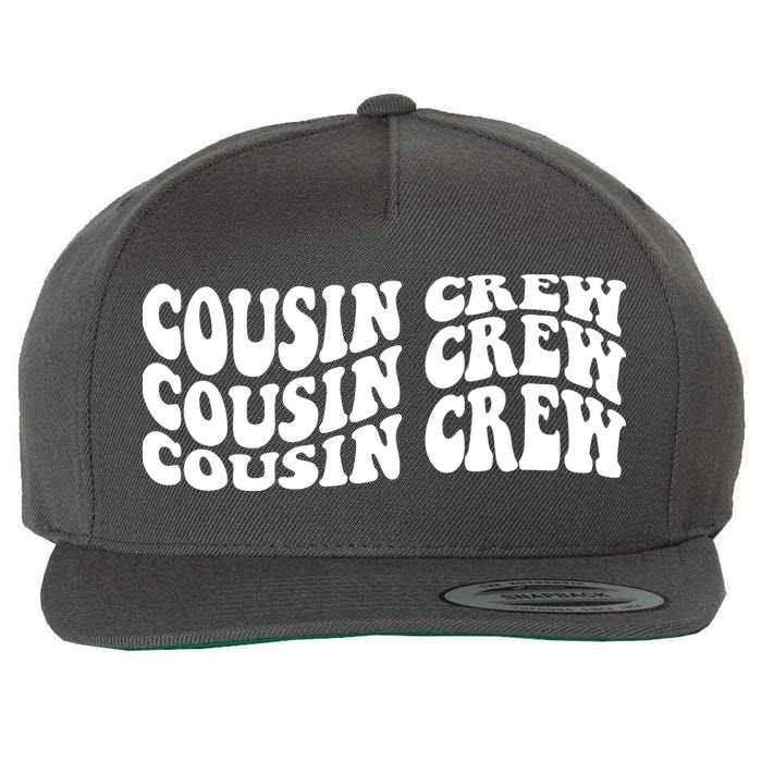 Cousin Crew Retro Wool Snapback Cap