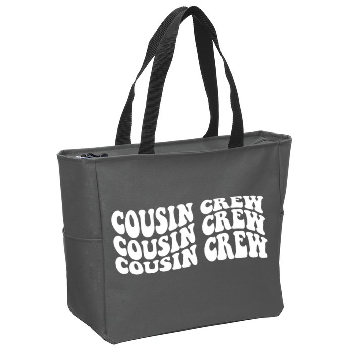 Cousin Crew Retro Zip Tote Bag