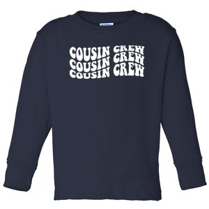 Cousin Crew Retro Toddler Long Sleeve Shirt