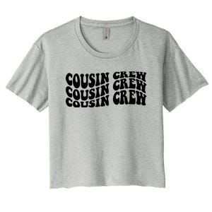 Cousin Crew Retro Women's Crop Top Tee