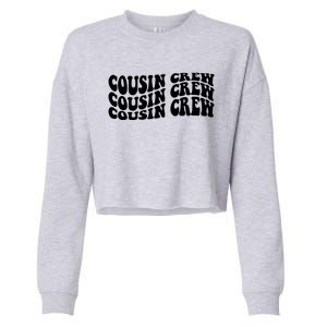 Cousin Crew Retro Cropped Pullover Crew