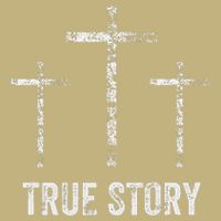 Christian Christmas Resurrection Day Jesus Three Crosses Button