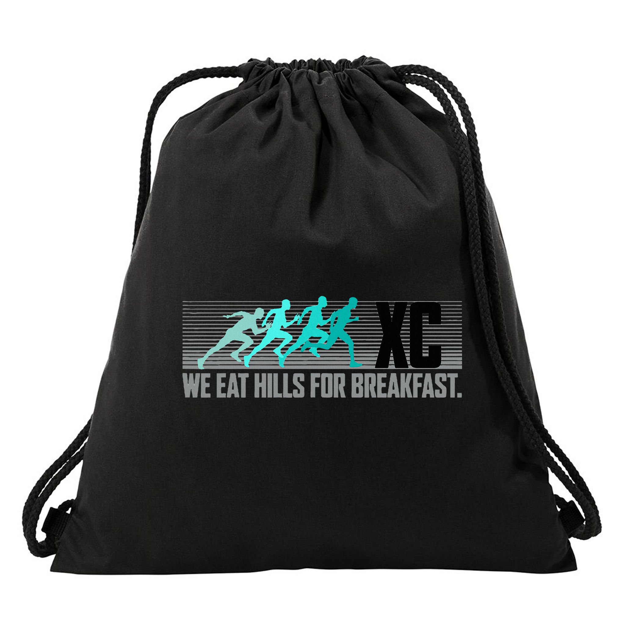 Cross Country Running Drawstring Bag