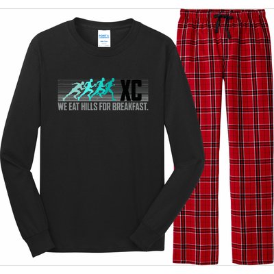 Cross Country Running Long Sleeve Pajama Set