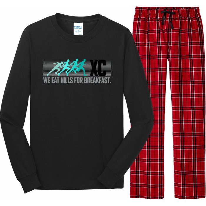 Cross Country Running Long Sleeve Pajama Set