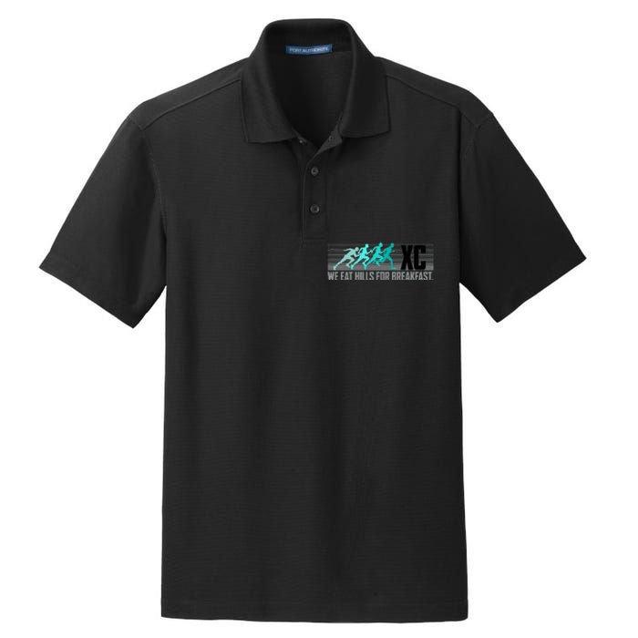 Cross Country Running Dry Zone Grid Polo