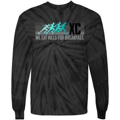 Cross Country Running Tie-Dye Long Sleeve Shirt