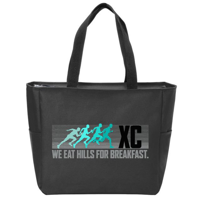 Cross Country Running Zip Tote Bag