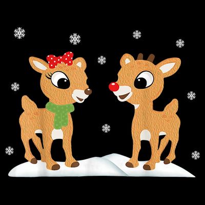 Cute Christmas Reindeers T-Shirt