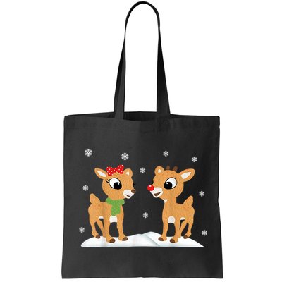 Cute Christmas Reindeers Bag
