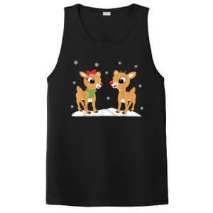 Cute Christmas Reindeers PosiCharge Competitor Tank