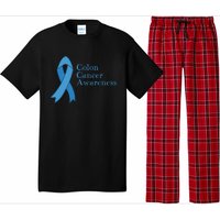 Colon Cancer Ribbon Pajama Set