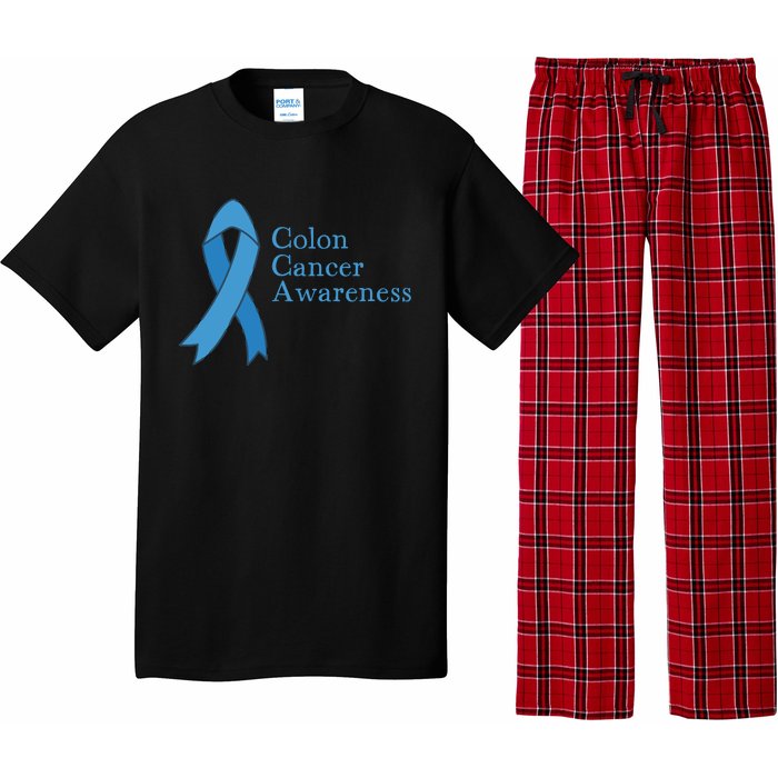 Colon Cancer Ribbon Pajama Set