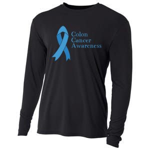 Colon Cancer Ribbon Cooling Performance Long Sleeve Crew