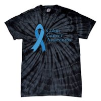 Colon Cancer Ribbon Tie-Dye T-Shirt