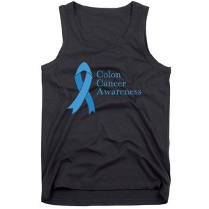 Colon Cancer Ribbon Tank Top