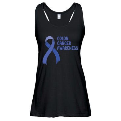 Colon Cancer Ribbon Ladies Essential Flowy Tank