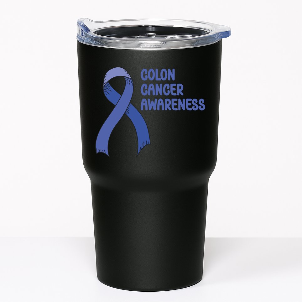 Colon Cancer Ribbon Tumbler