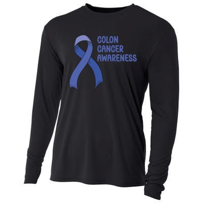 Colon Cancer Ribbon Cooling Performance Long Sleeve Crew