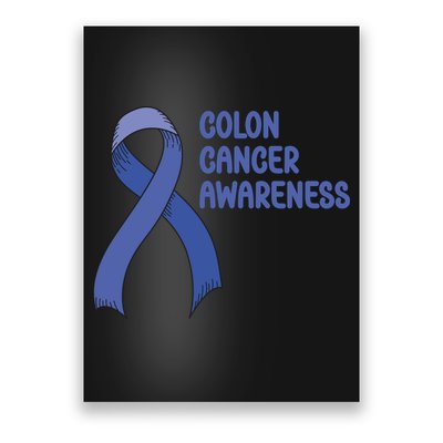 Colon Cancer Ribbon Poster