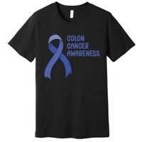 Colon Cancer Ribbon Premium T-Shirt