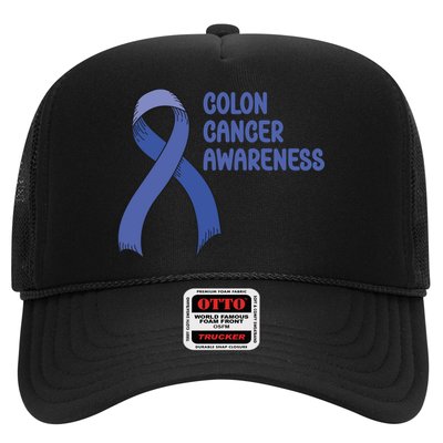 Colon Cancer Ribbon Trucker Hat