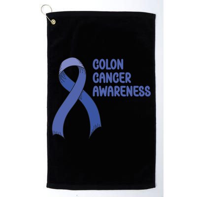Colon Cancer Ribbon Golf Towel