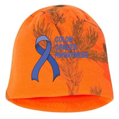 Colon Cancer Ribbon Kati - Camo Knit Beanie