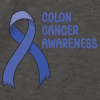 Colon Cancer Ribbon Vector Backpack