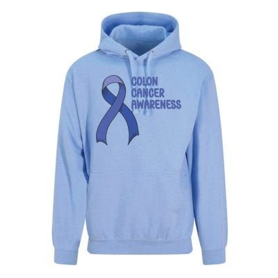 Colon Cancer Ribbon Unisex Surf Hoodie