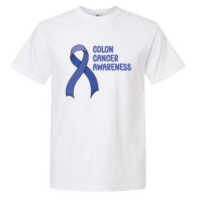 Colon Cancer Ribbon Garment-Dyed Heavyweight T-Shirt