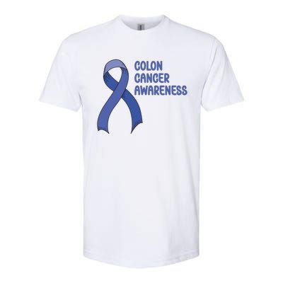 Colon Cancer Ribbon Softstyle CVC T-Shirt