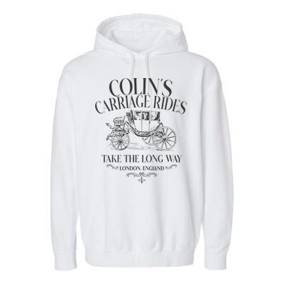 Colins Carriage Rides Take The Long Way Garment-Dyed Fleece Hoodie