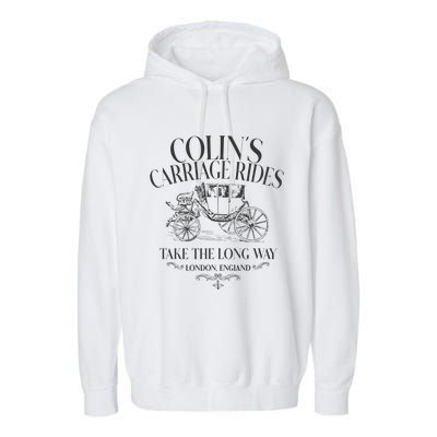 Colins Carriage Rides Take The Long Way Garment-Dyed Fleece Hoodie