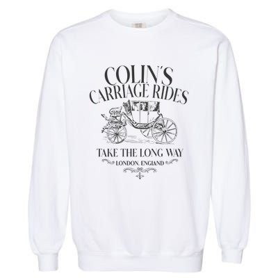 Colins Carriage Rides Take The Long Way Garment-Dyed Sweatshirt