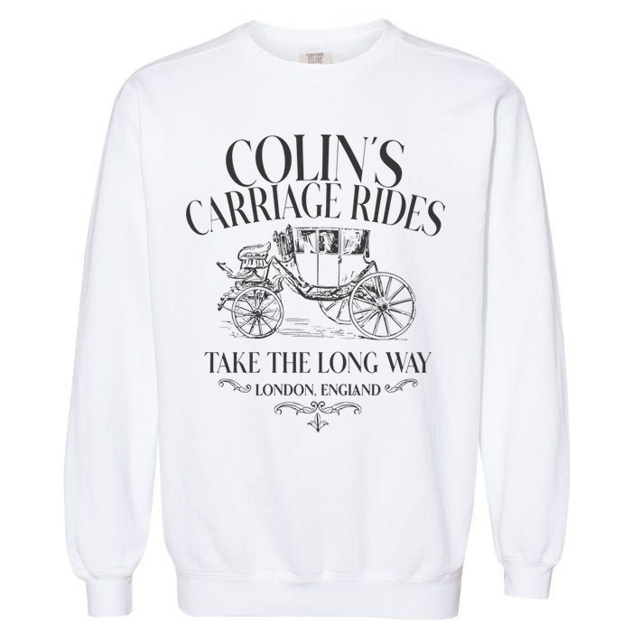 Colins Carriage Rides Take The Long Way Garment-Dyed Sweatshirt