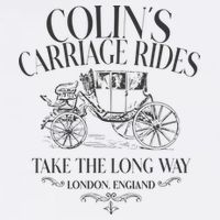 Colins Carriage Rides Take The Long Way Garment-Dyed Sweatshirt