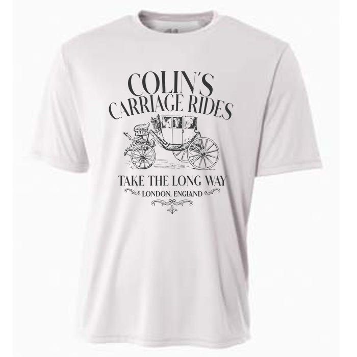 Colins Carriage Rides Take The Long Way Cooling Performance Crew T-Shirt