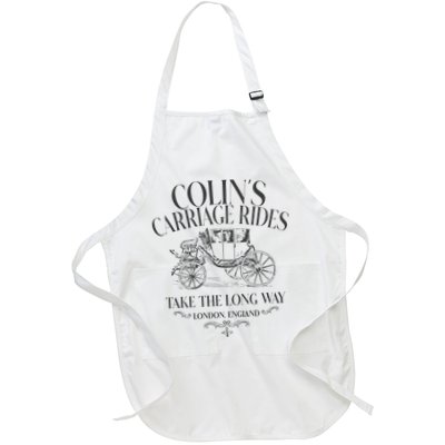 Colins Carriage Rides Take The Long Way Full-Length Apron With Pockets