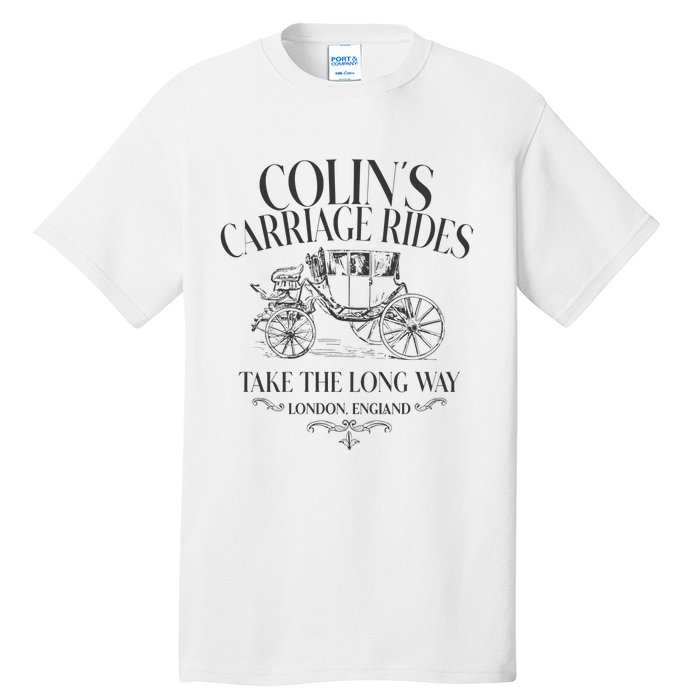 Colins Carriage Rides Take The Long Way Tall T-Shirt