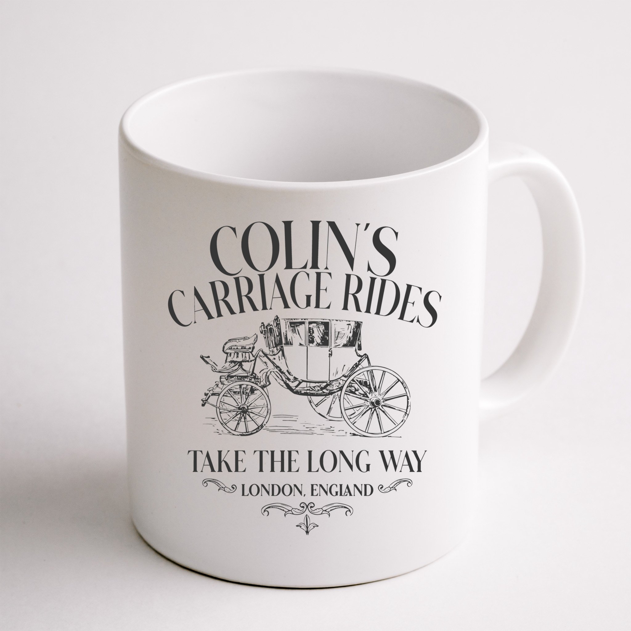 Colins Carriage Rides Take The Long Way Mug