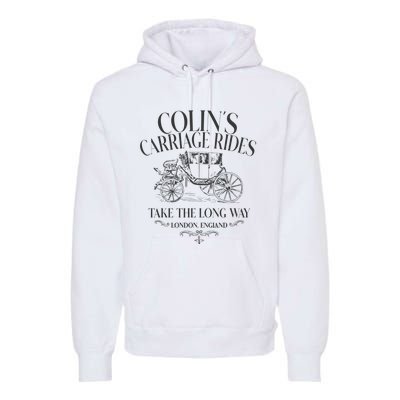 Colins Carriage Rides Take The Long Way Premium Hoodie