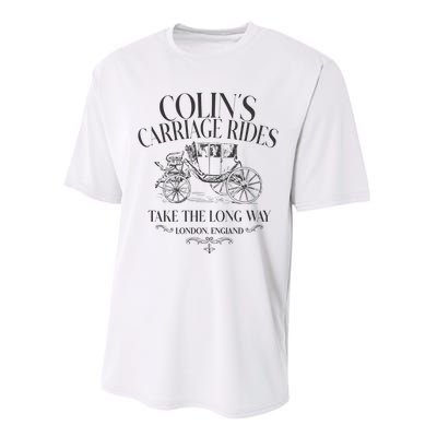 Colins Carriage Rides Take The Long Way Performance Sprint T-Shirt