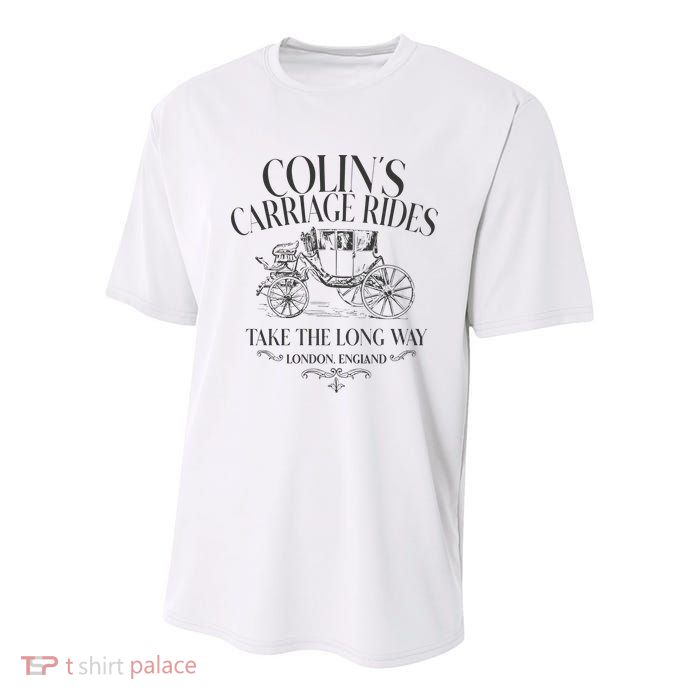 Colins Carriage Rides Take The Long Way Youth Performance Sprint T-Shirt