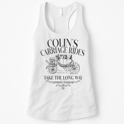 Colins Carriage Rides Take The Long Way Womens Tank Top