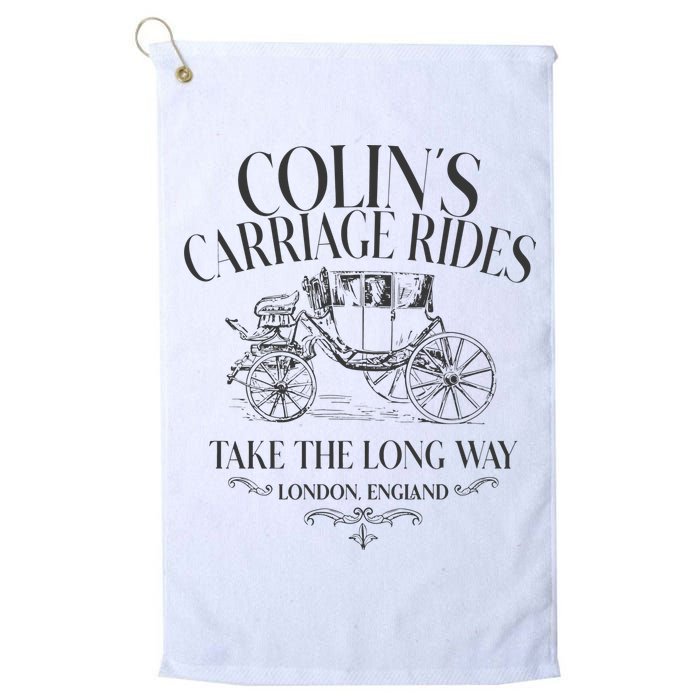 Colins Carriage Rides Take The Long Way Golf Towel